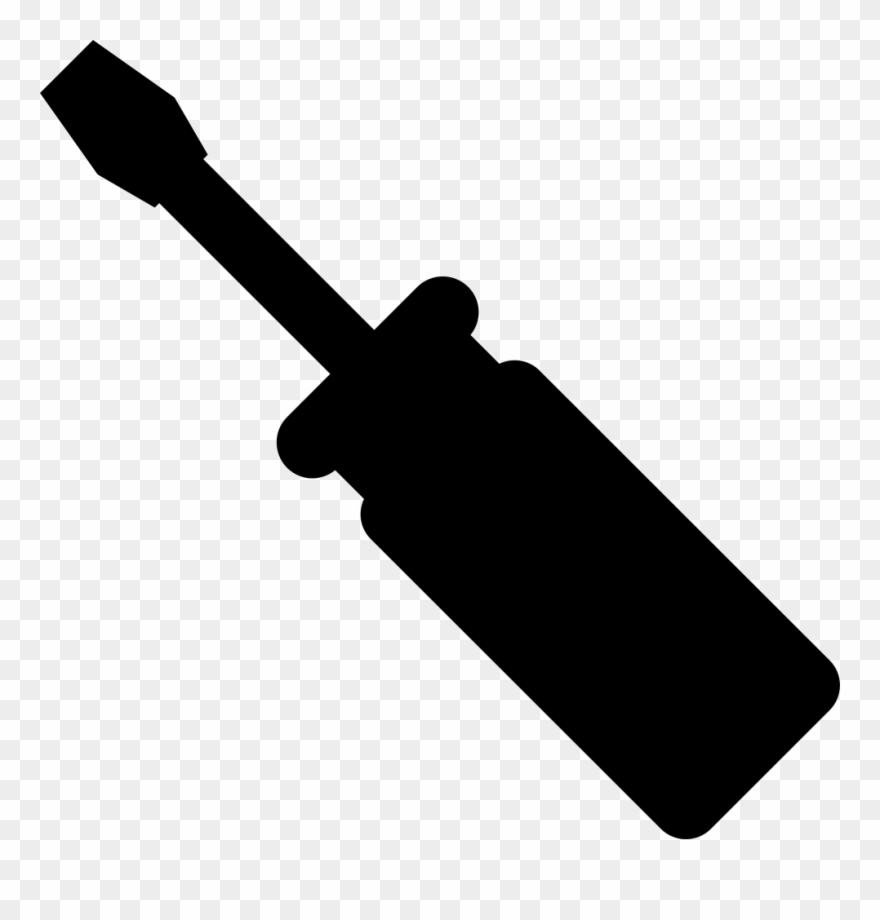 Screwdriver Silhouettes - 980×981 - Screwdriver Shape Clipart