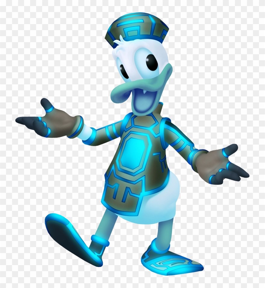 Kingdom Hearts Clipart Donald Duck - Kingdom Hearts Tron Donald - Png Download