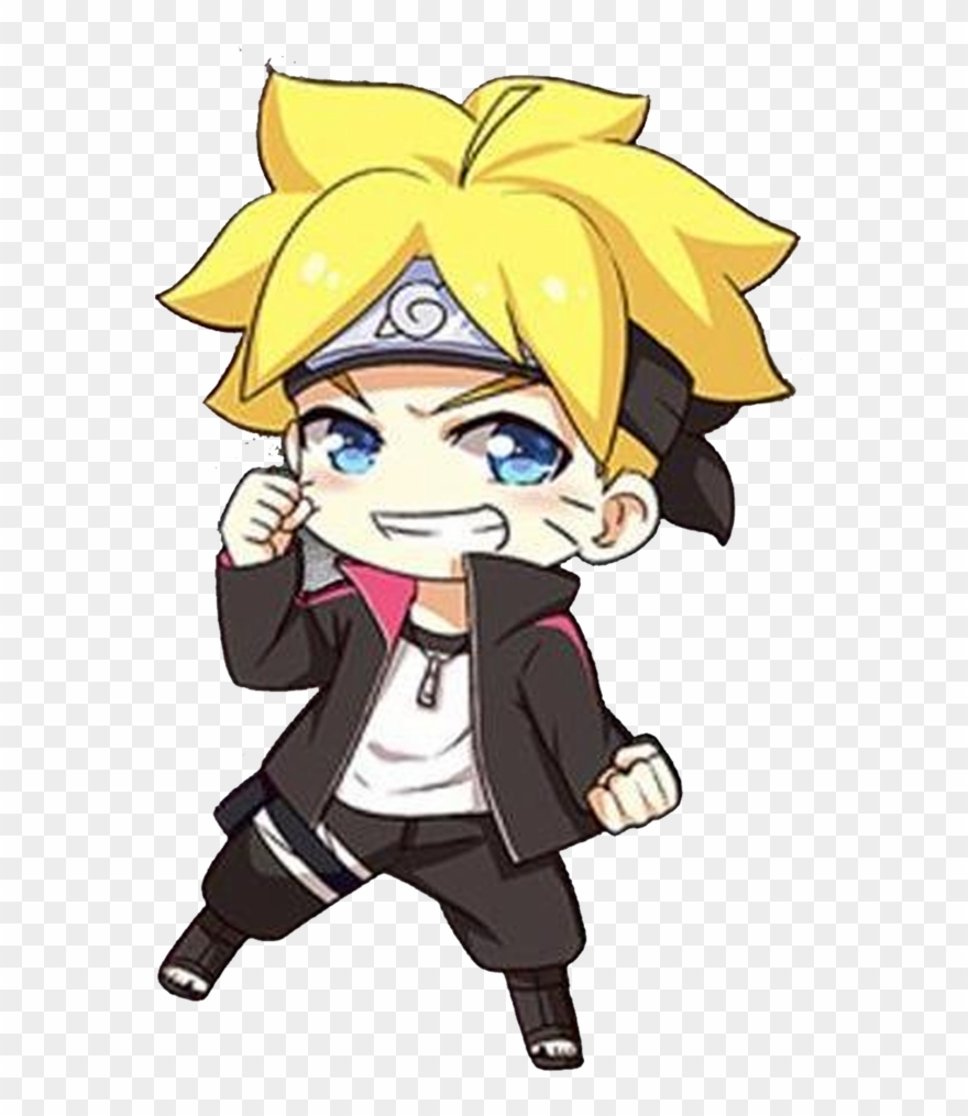 Acrylic Boruto Keychain - Boruto Mini Drawing Clipart