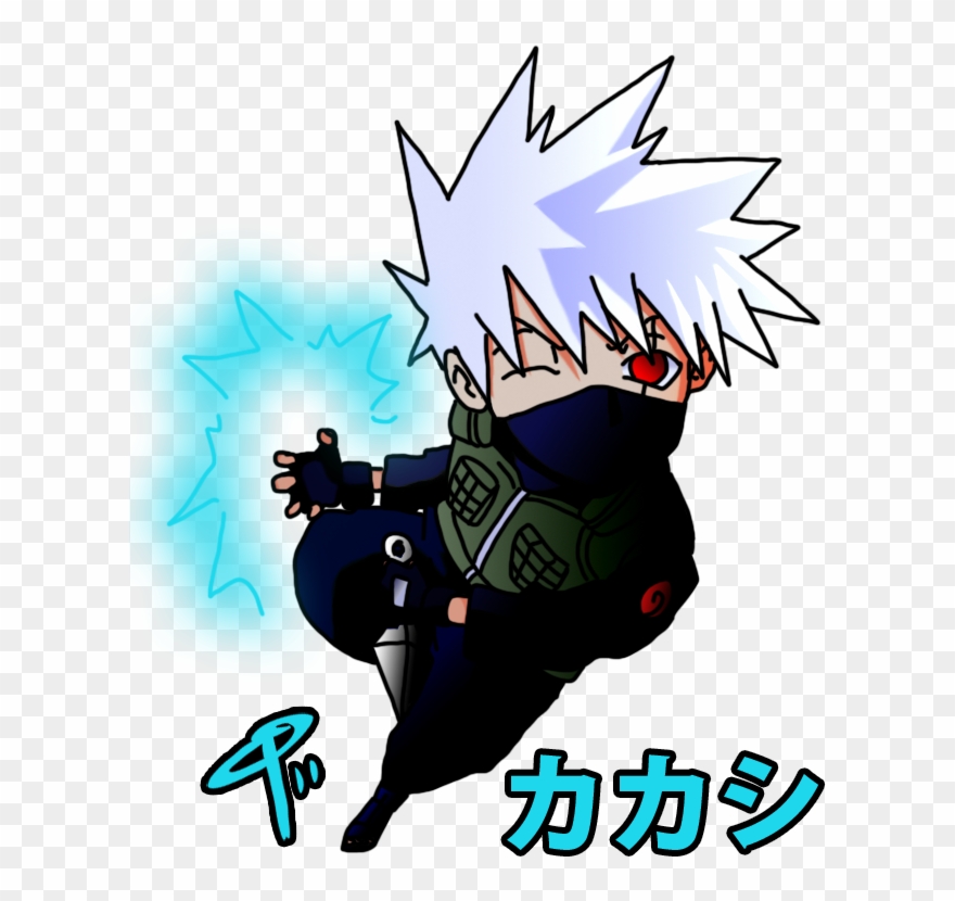 Kakashi Hatake Naruto Uzumaki Chidori Chibi - Kakashi Lightning Blade Chibi Clipart
