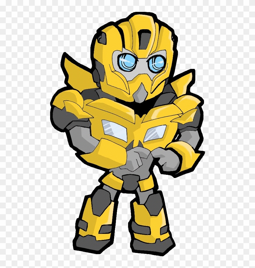 Bumblebee Cartoons - Bumblebee Transformer Chibi Clipart