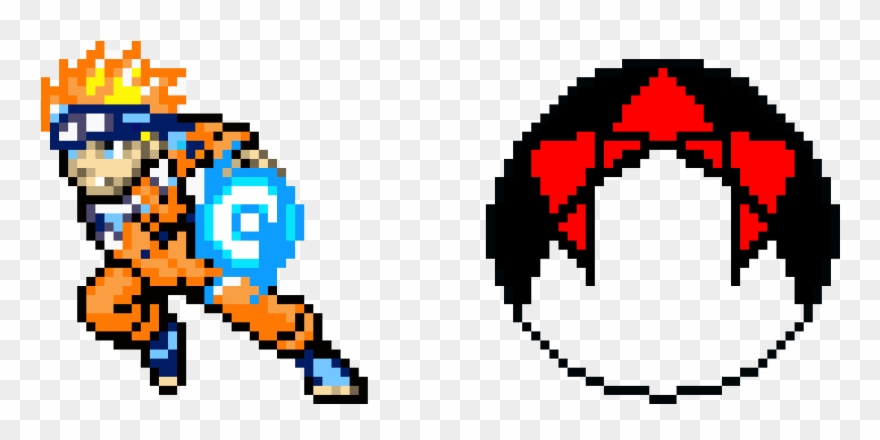Naruto - Pixel Art Minecraft Naruto Clipart