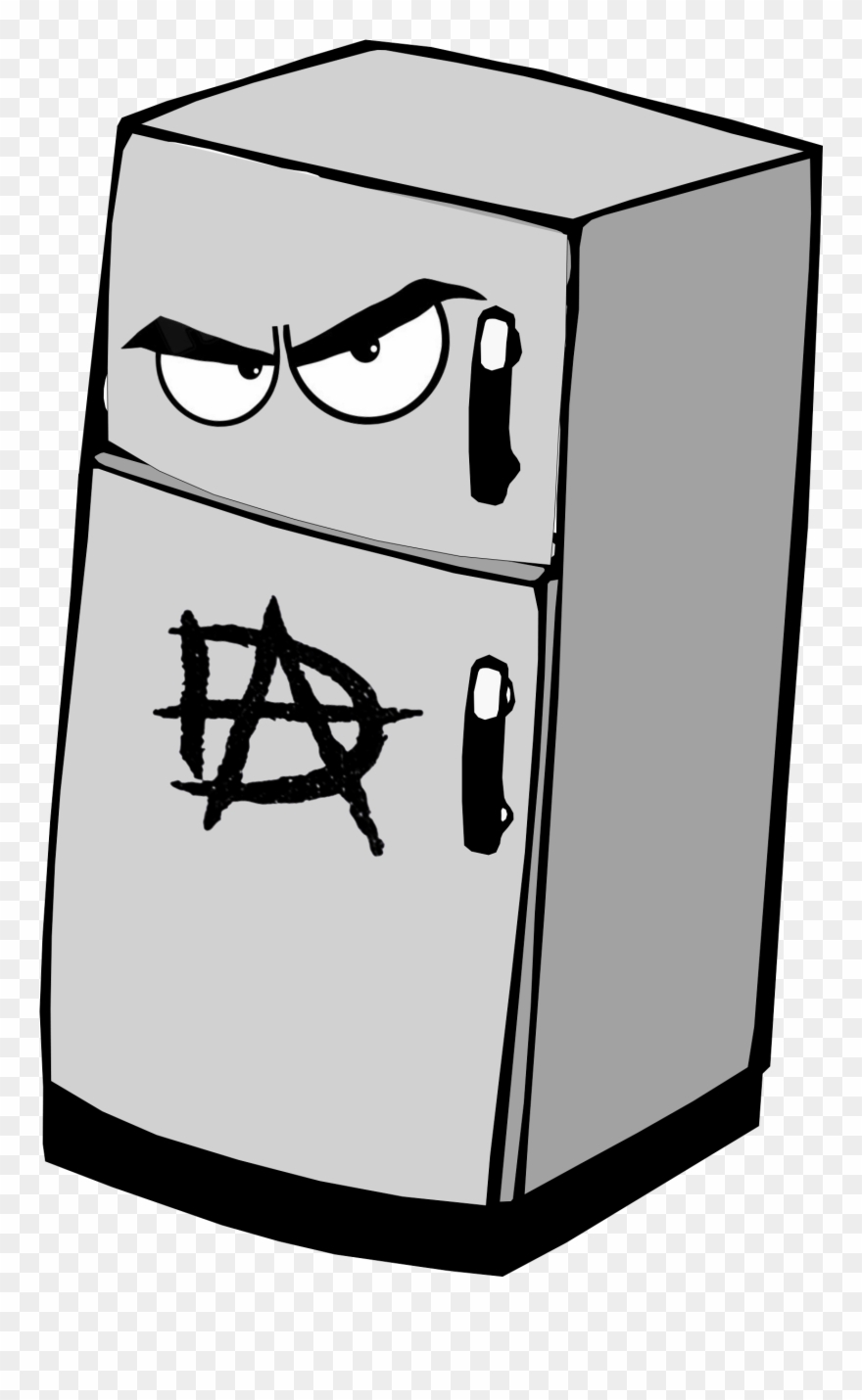 The Lunatic Fridge - Transparent Background Fridge Clipart - Png Download