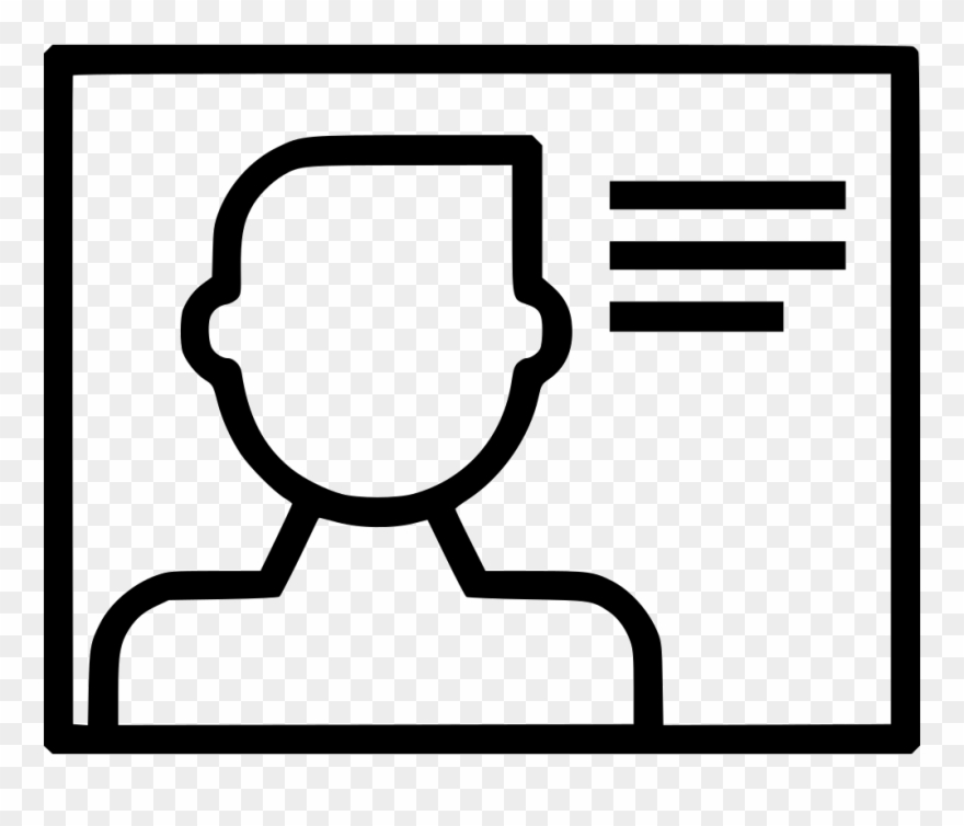 Man Profile Description Comments - Scalable Vector Graphics Clipart