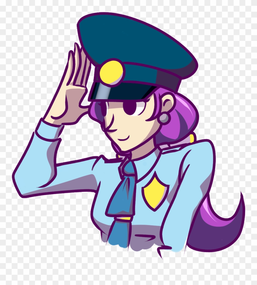 “officer Alma Reporting For Duty, Why Not ” - Cartoon Clipart
