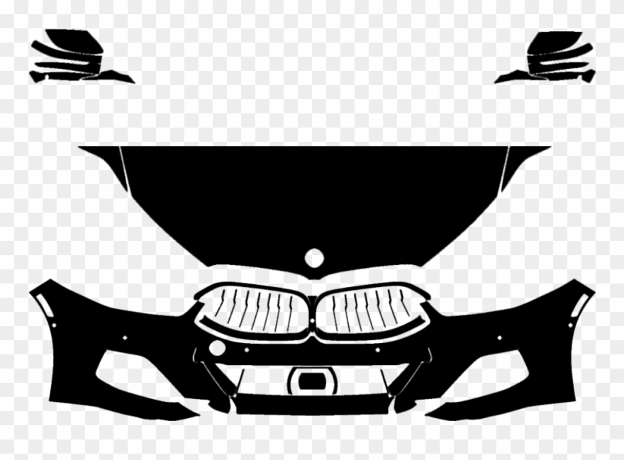 2019 Bmw 8 Series 3m Clear Bra Deluxe Paint Protection Clipart