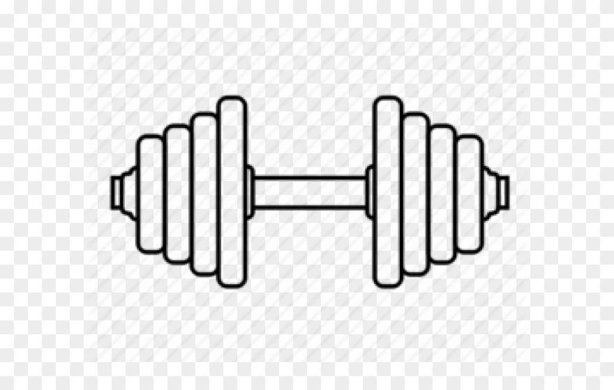 Weight Plates Clipart Transparent Background - Dumbbells Icon - Png Download