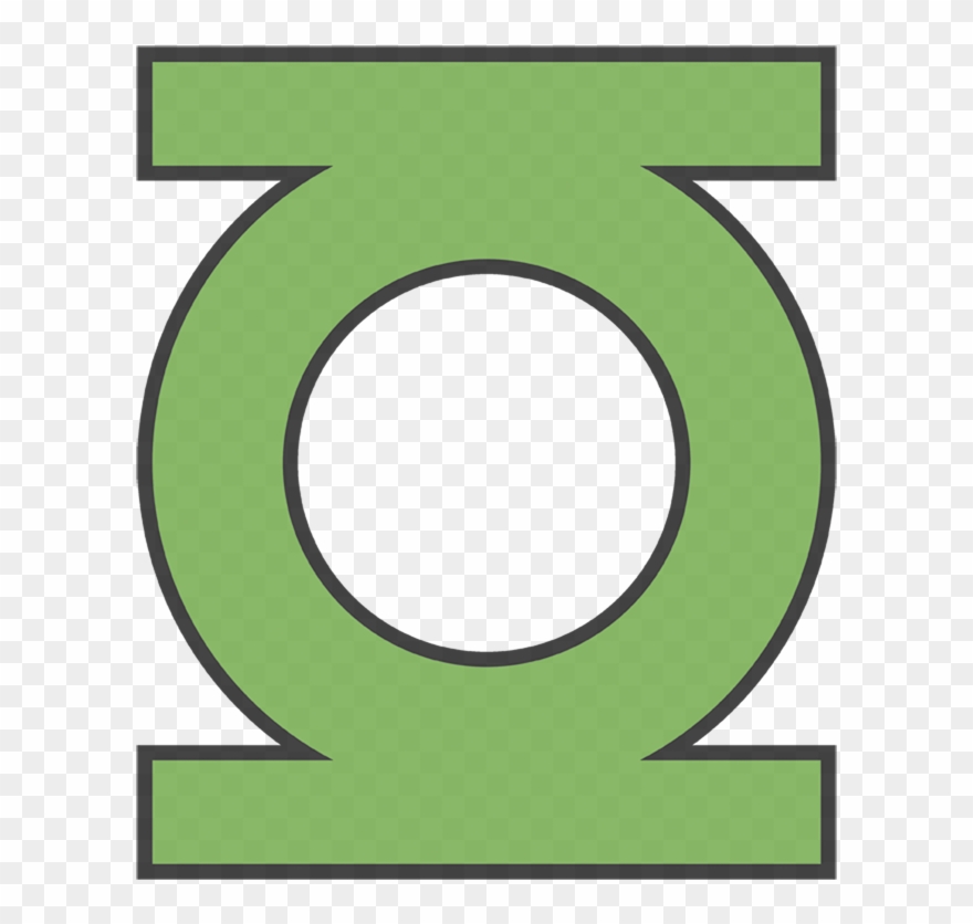 Dc Comics Gl Emblem Men's Heather T-shirt - Green Lantern Superhero Logo Clipart