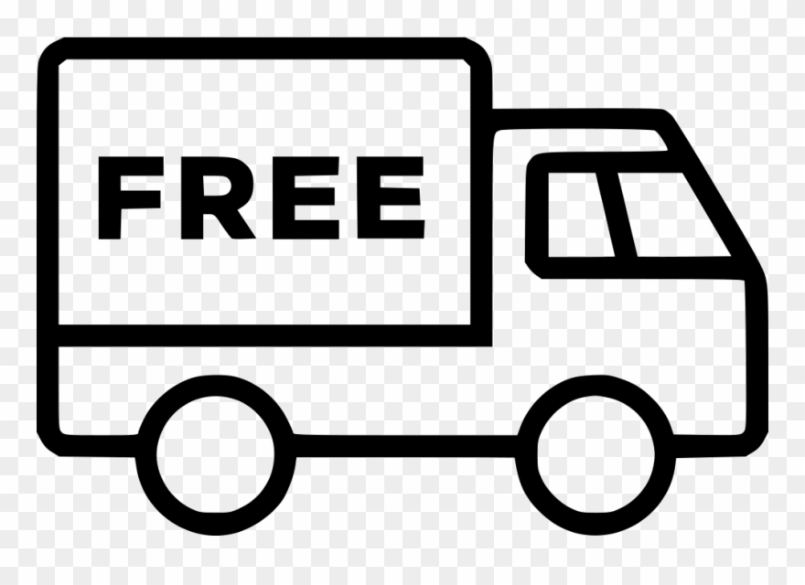 Png File Svg - Delivery Truck Line Icon Clipart