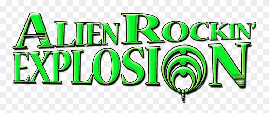 Alien Rockin Explosion Clipart