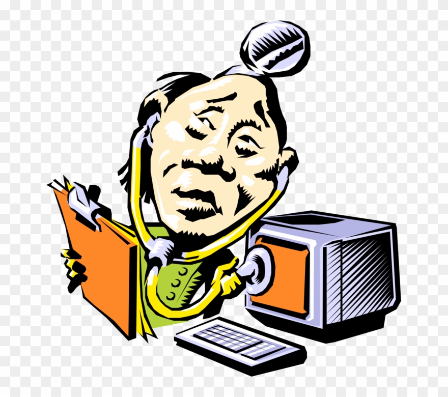 More In Same Style Group - Cartoon Computer Clipart