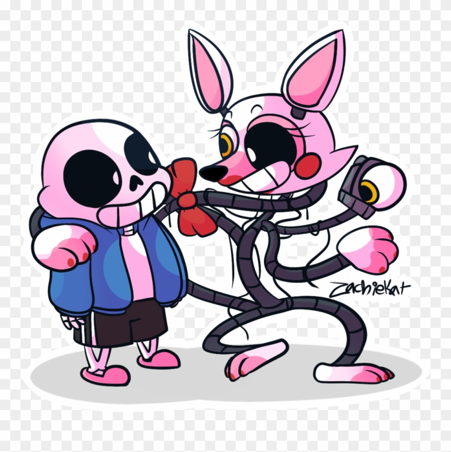 Mangle Fnaf And Sans Undertale Clipart