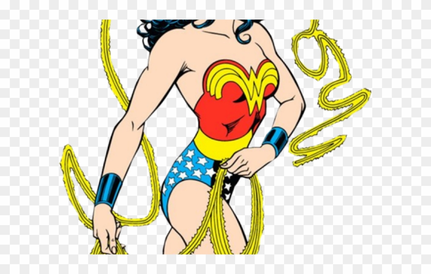 Wonder Woman Clipart Person - Wonder Woman Comic Full Body - Png Download