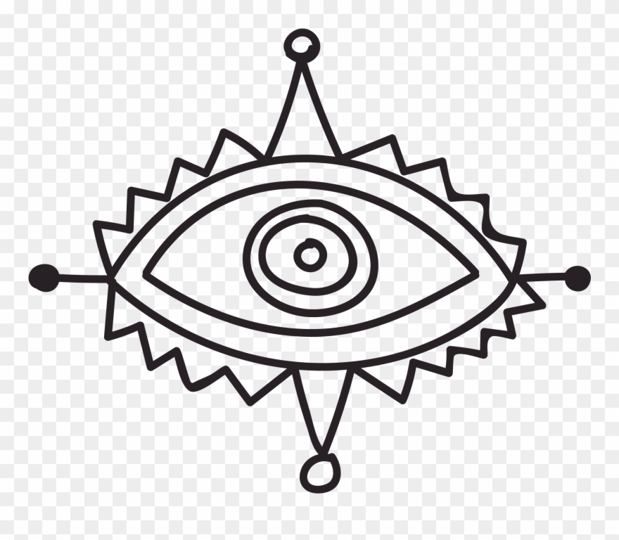 Sacred, Mystic Tattoo 100% Hand Drawn Vector Collection - Drawing Clipart