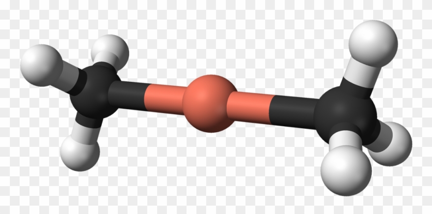 Dimethylcuprate Anion From Xtal 3d Balls - Cation Clipart