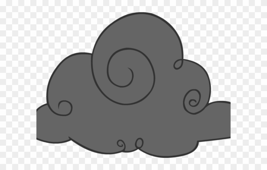 Dark Clipart Cloudy - Png Download