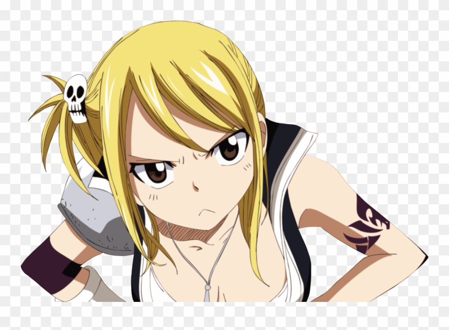 Fairy Tail Lucy Png - Lucy's Tattoos Fairy Tail Clipart