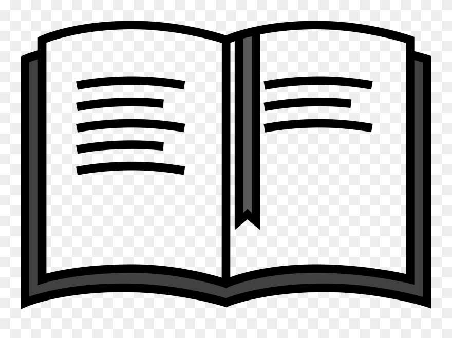 Book With Bookmark - Biểu Tượng Cuốn Sách Clipart