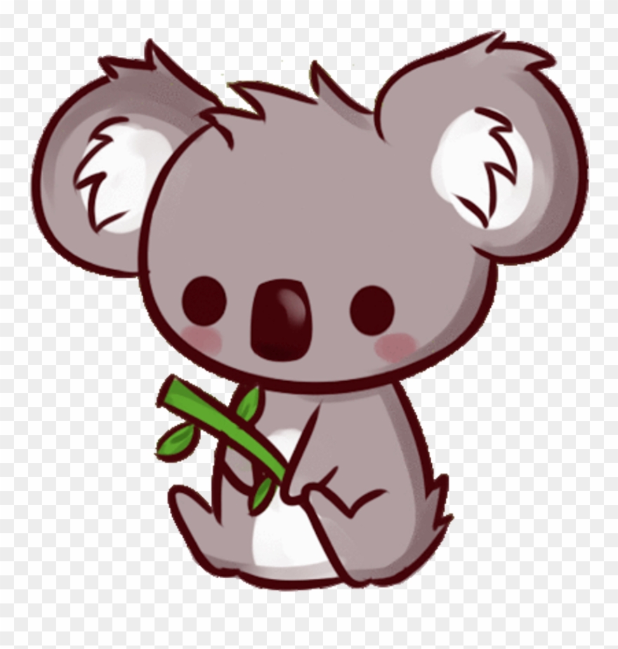 Animal Kawaii Cute Koala Poster Sama - Kawaii Cute Koala Drawing Clipart
