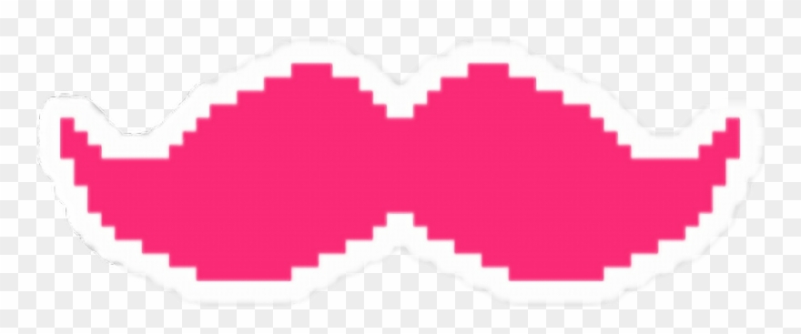 Report Abuse - Pixel Mustache Clipart
