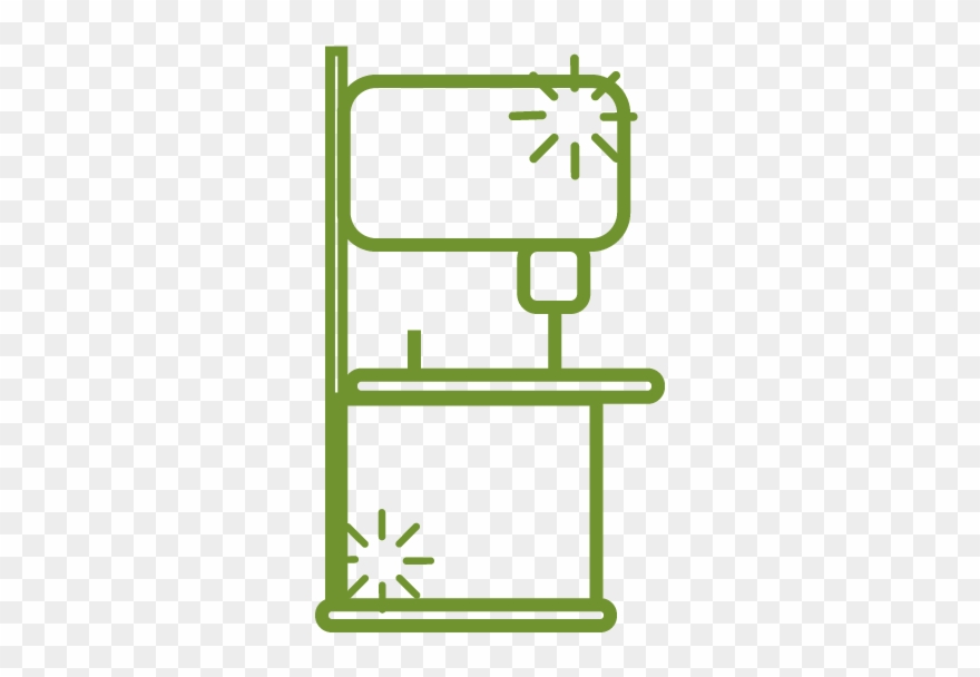 New And Used Band Saws, Parts, And Repairs, On Site - Band Saw Icon Clipart