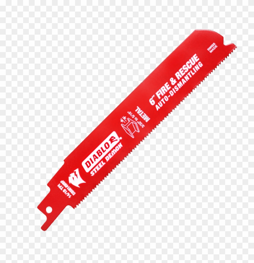 Diablo 6″ Steel Demon Fire & Rescue / Auto Dismantling - Metal Cutting Blade Clipart