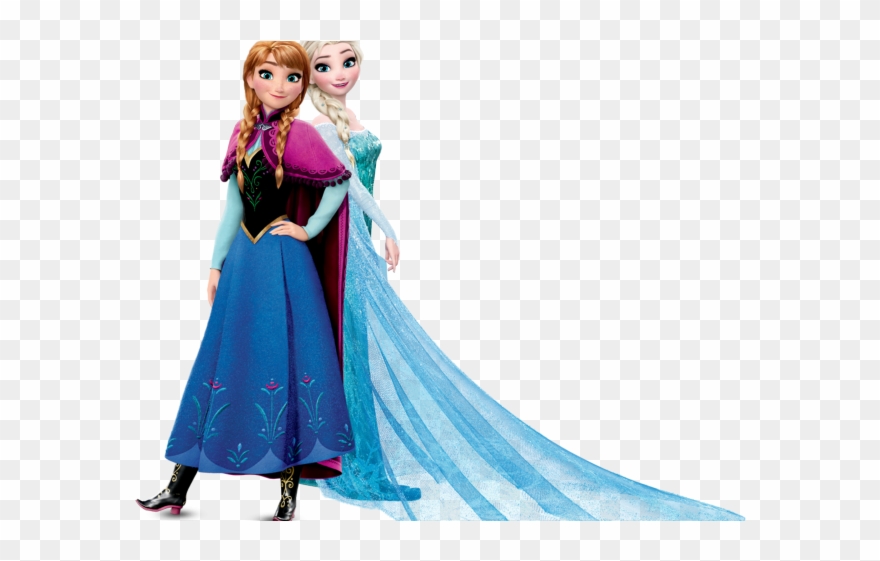 Frozen Clipart Elsa Anna - Frozen Anna And Elsa No Background - Png Download