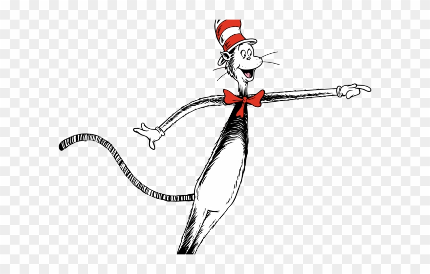Bobook Clipart The Cat In Hat - Cat In The Hat Png Transparent Png