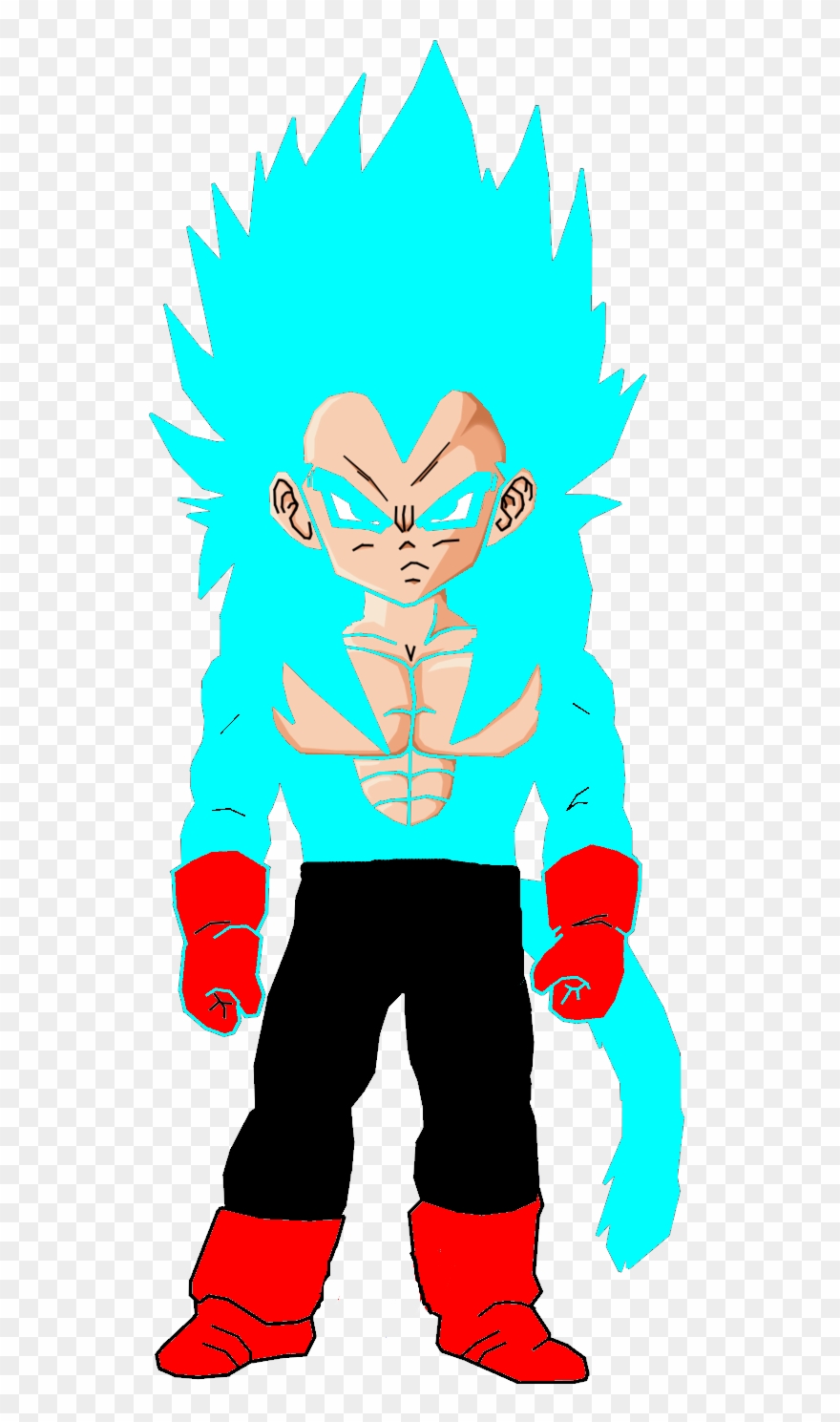 Kid Vegeta Sssj - Kid Vegetto Ssj4 Clipart