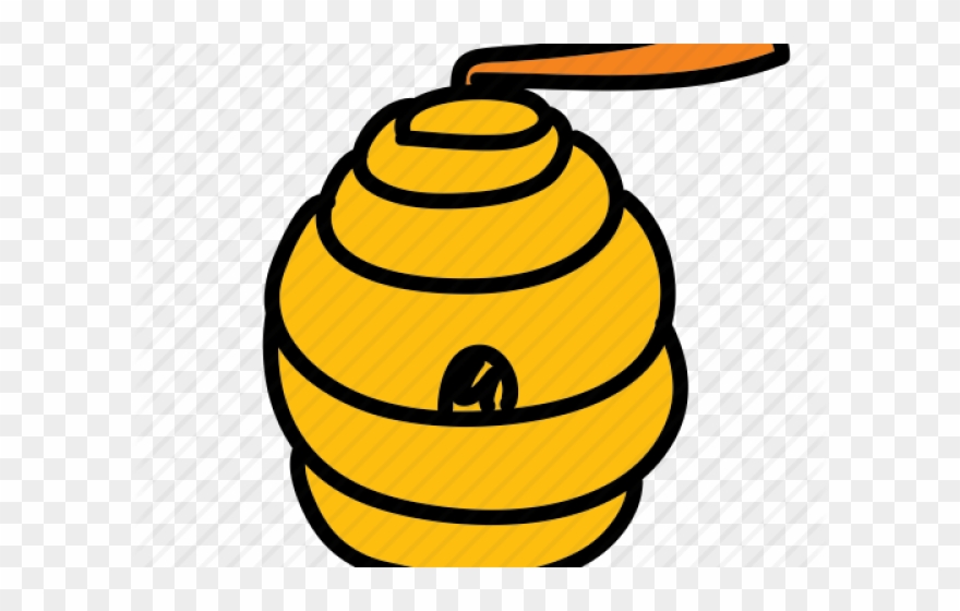 Bumblebee Clipart Bee Swarm - 蜜蜂 窝 卡通 - Png Download