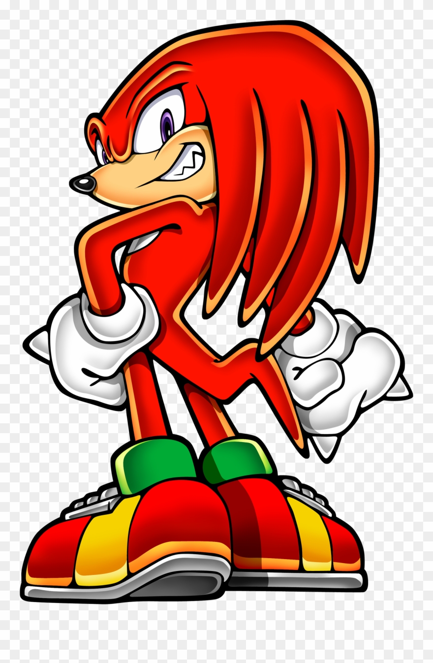 2094 X 3111 4 - Knuckles The Echidna Clipart