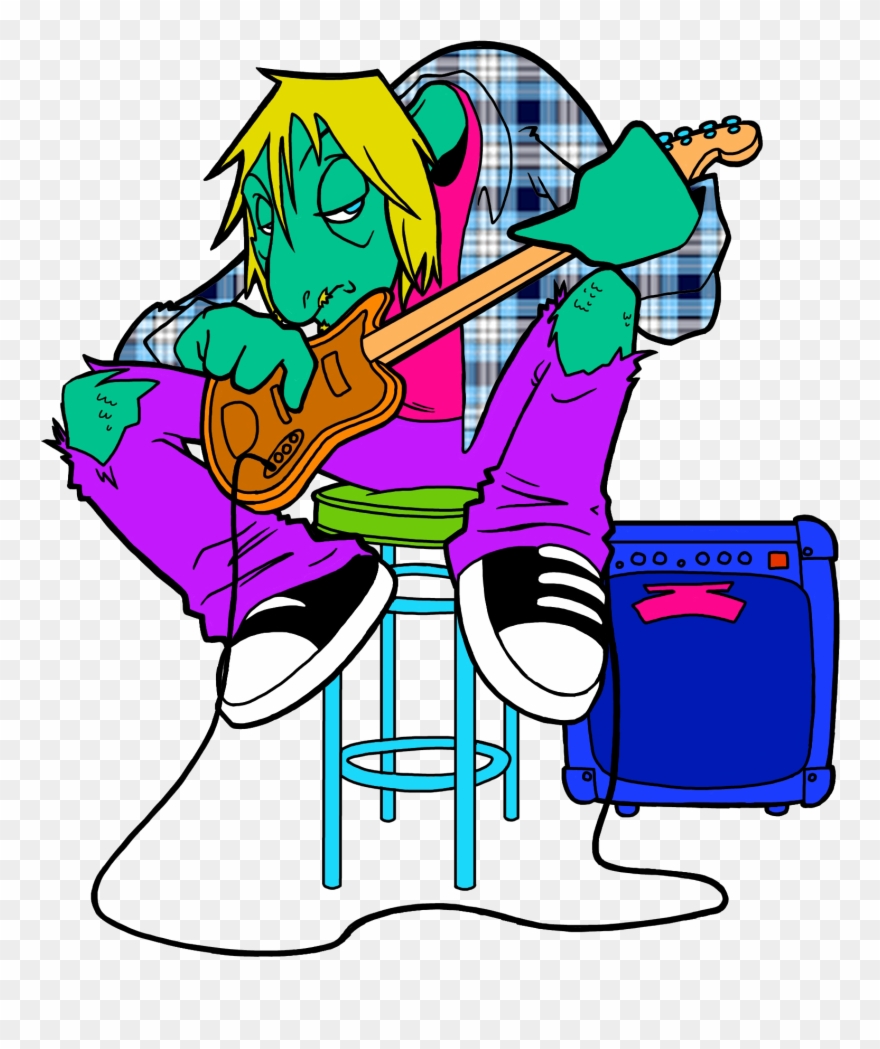Grunge Turtle - Cartoon Clipart