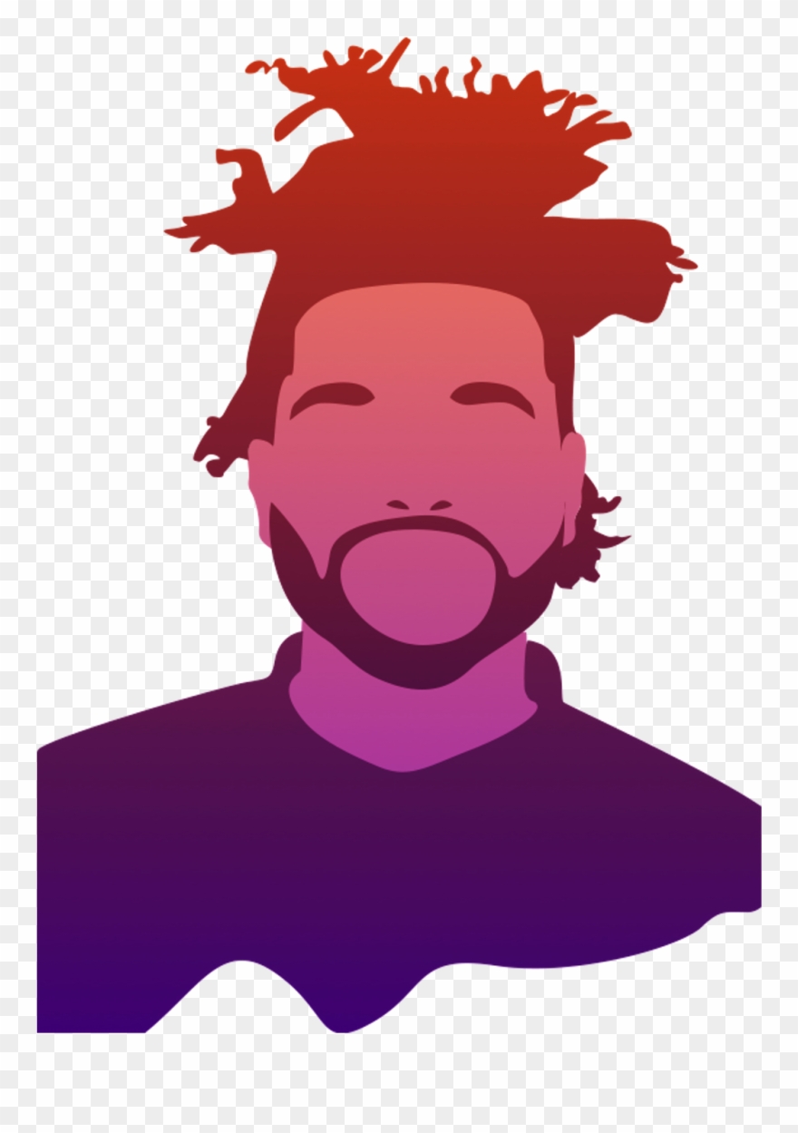 Weeknd Sticker - Weeknd Silhouette Clipart