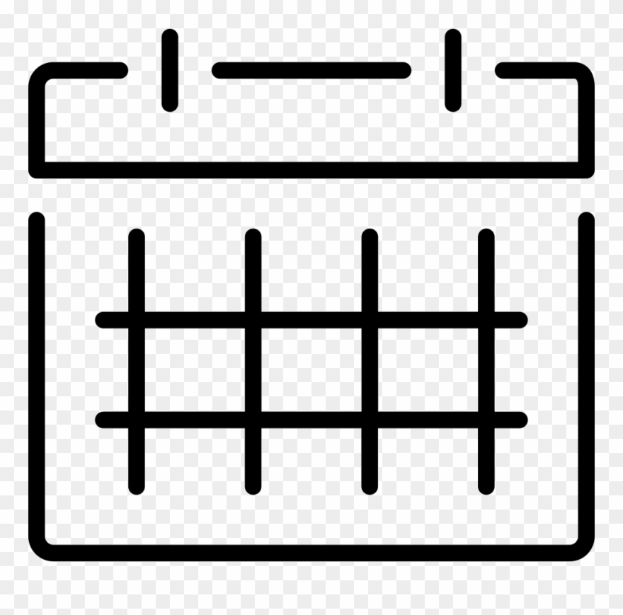 Calendar Date Schedule Week Comments Clipart