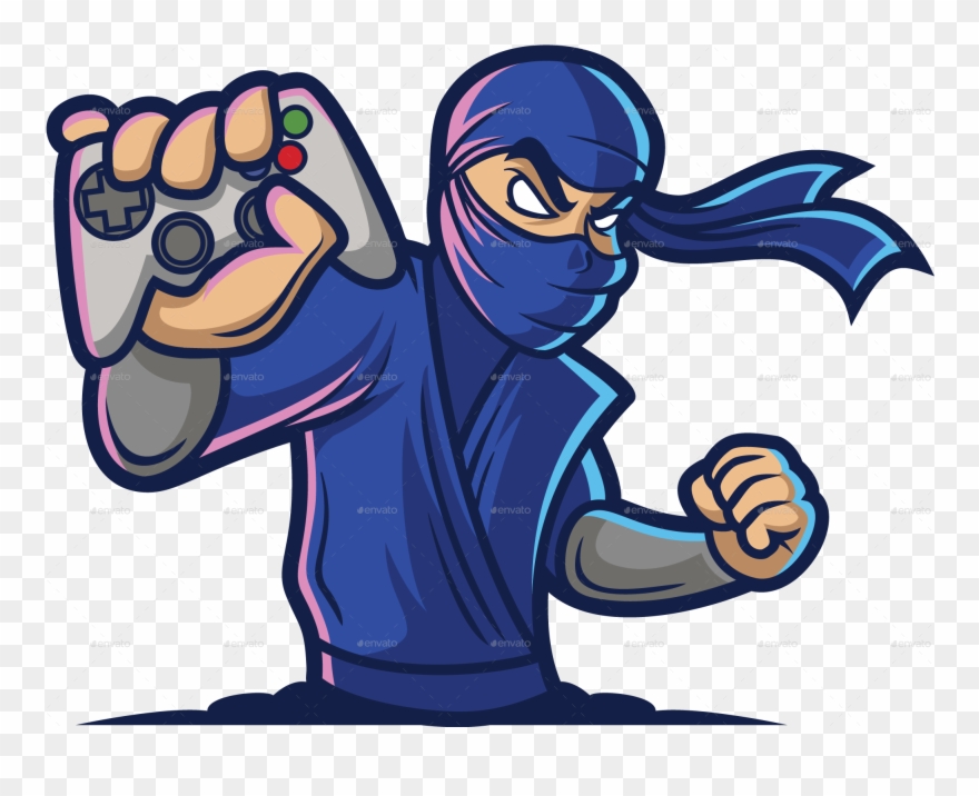 Png/gaming Ninja Logo Color 01 - Ninja Logo Gaming Png Clipart