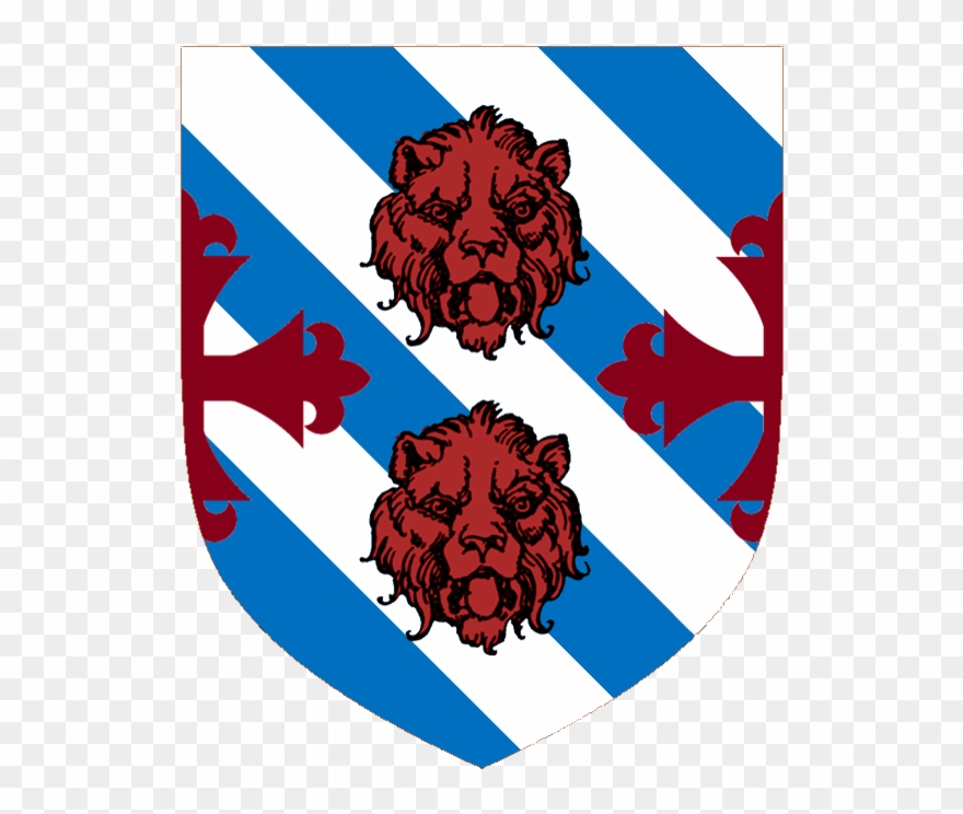 Grey Of Naunton Escutcheon - Lion Head Clipart