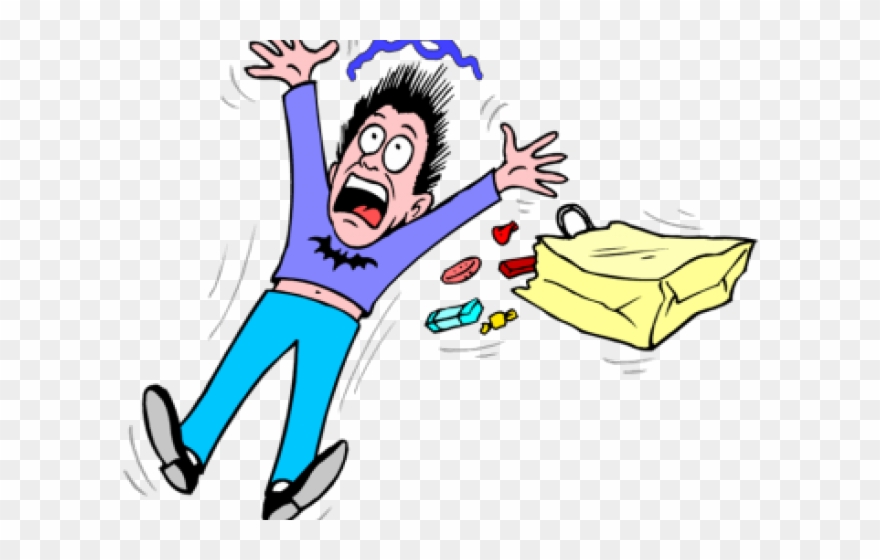 Scary Clipart Student - Scared Kid Clipart Png Transparent Png