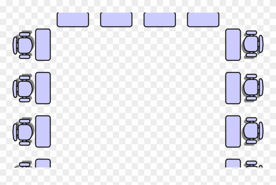 Seating Arrangements For The Classroom - Lay Out De Sala De Aula Clipart