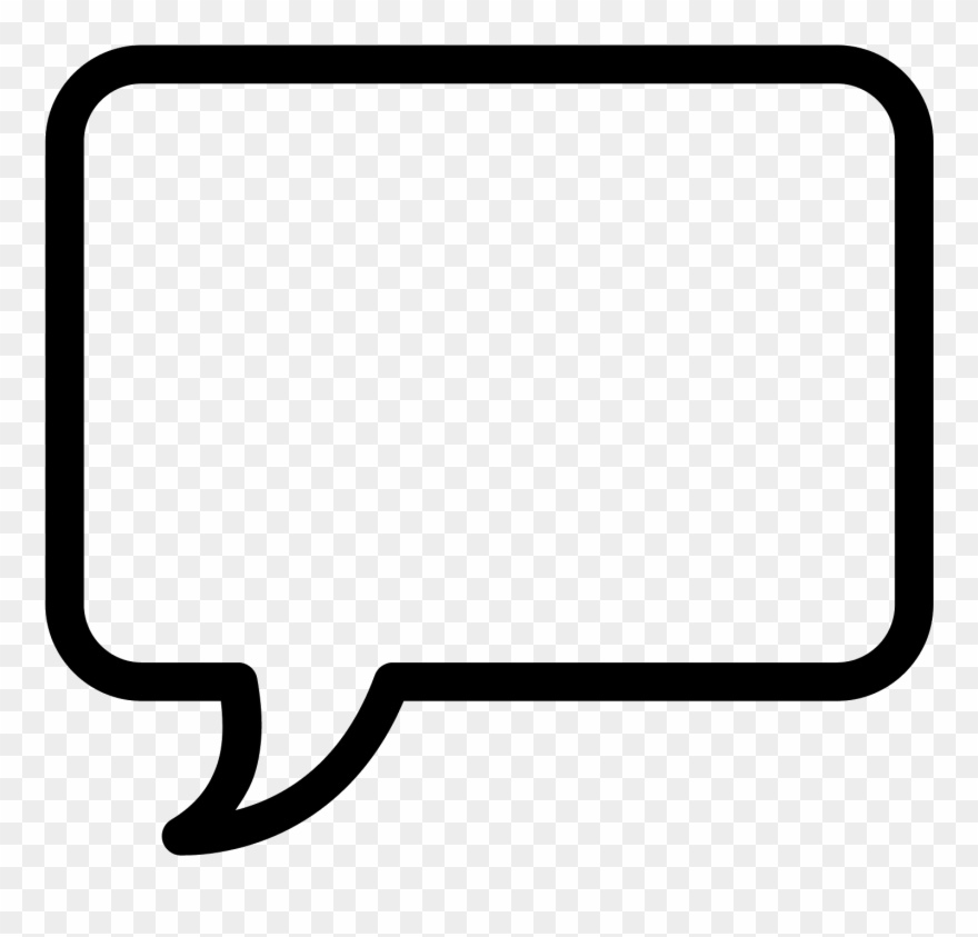 Transparent Speech Bubble Png - Icon Clipart