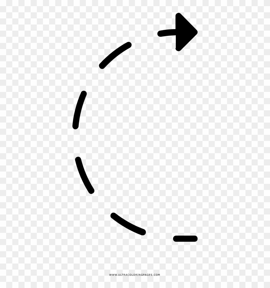 Turn Around Coloring Page Clipart