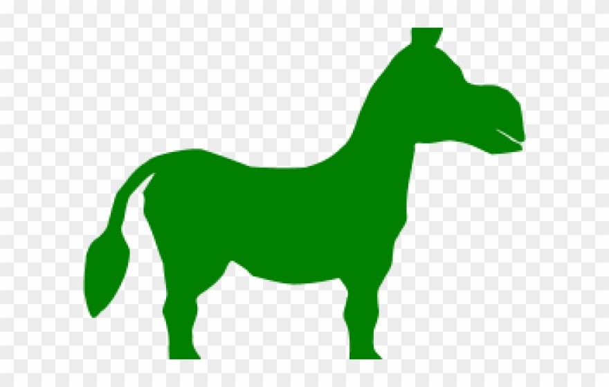 Scorpion Clipart Donkey - Donkey From Shrek Silhouette - Png Download