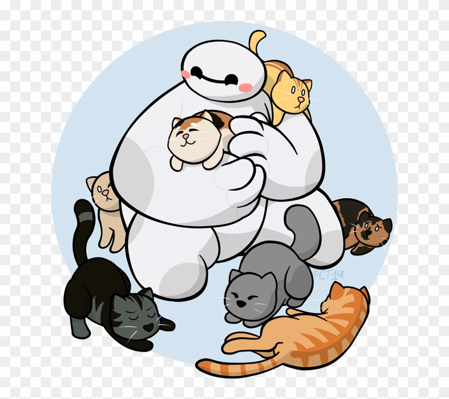 44 Images About Big Hero 6 On We Heart It - Baymax Cats Clipart