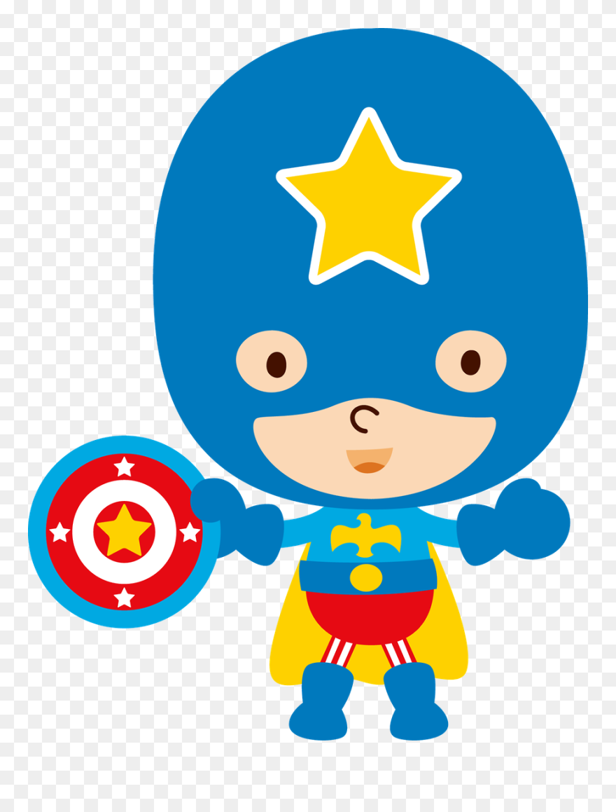 Hero Clipart Make Believe - Bebe Super Heroes Png Transparent Png