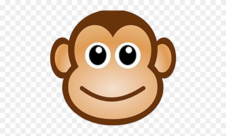 Chimpanzee Clipart Swinging Monkey - Monkey Cartoon - Png Download