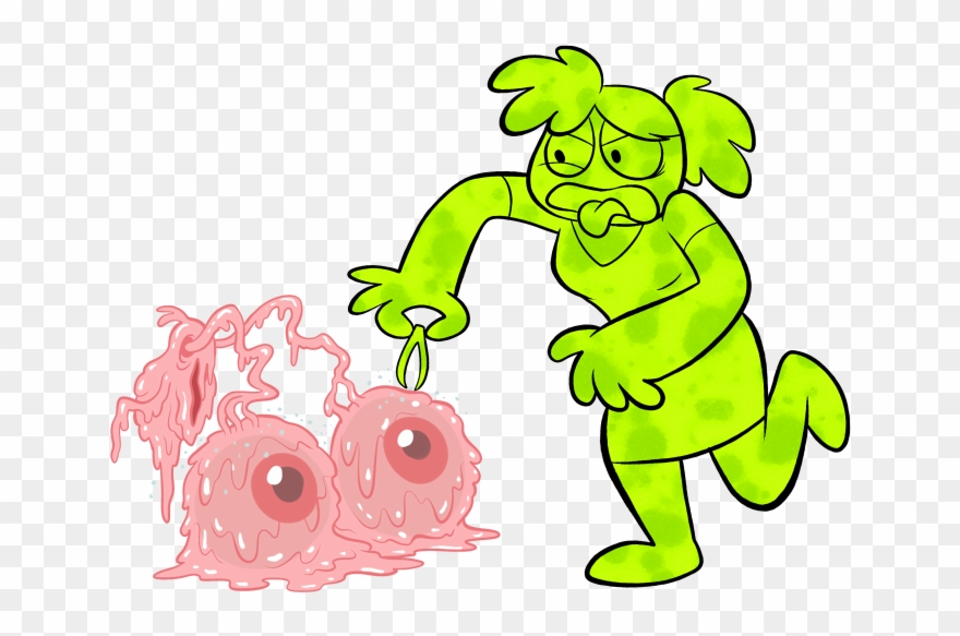 [1] An Eyeball's Louse - Cartoon Clipart