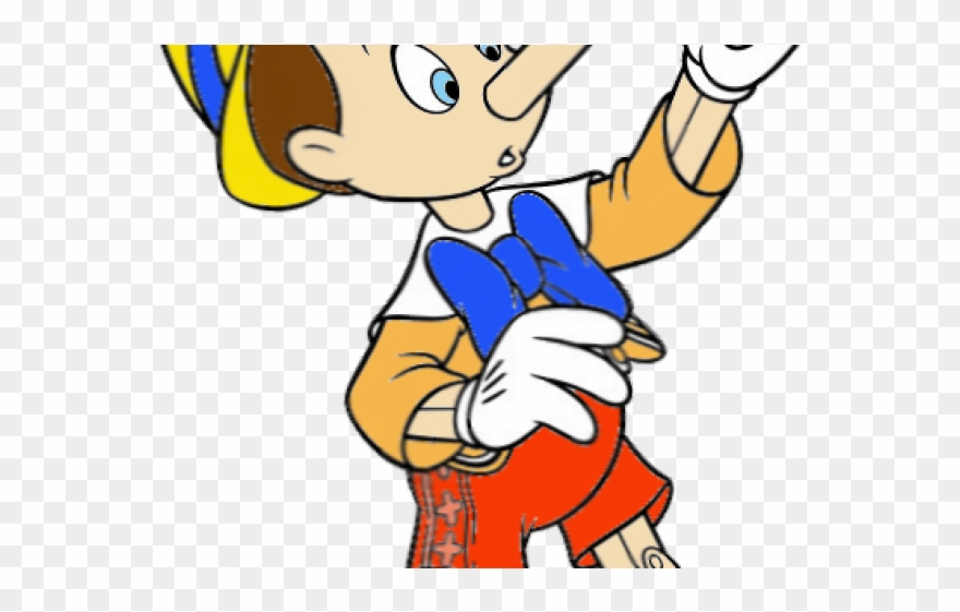 Pinocchio Clipart Pinocchio Nose - Cartoon Being Honest - Png Download