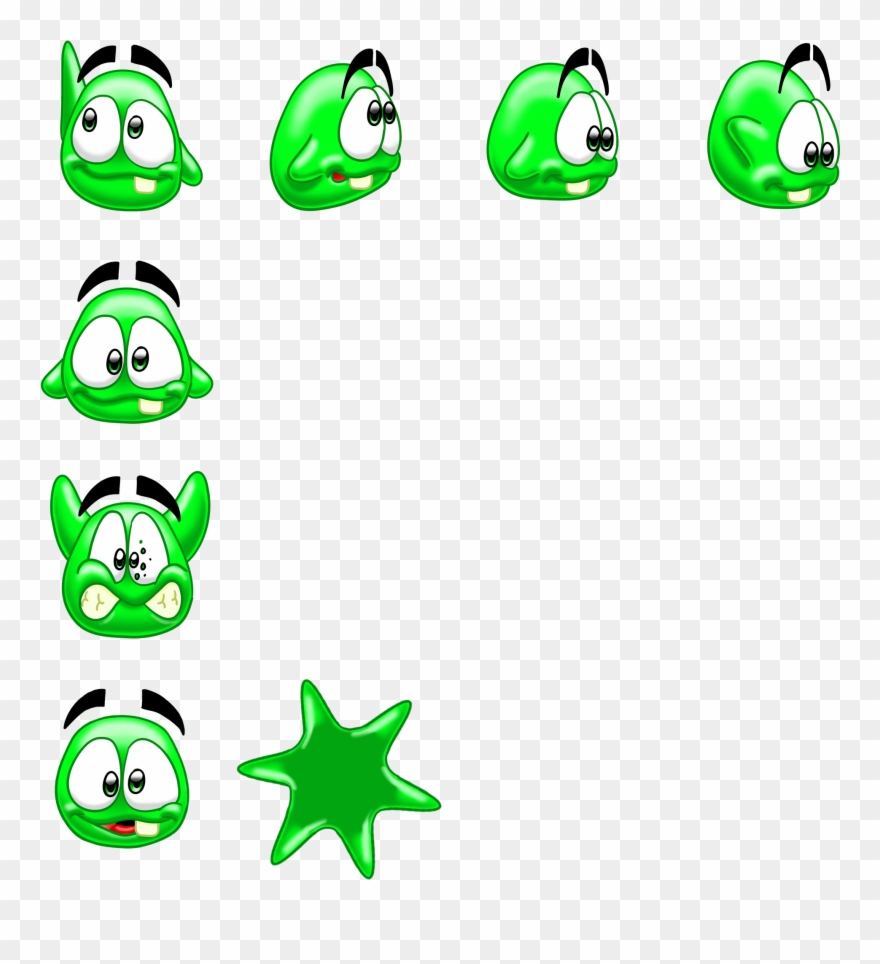 Main Character Spritesheet - Cute Sprite Sheet Free Clipart