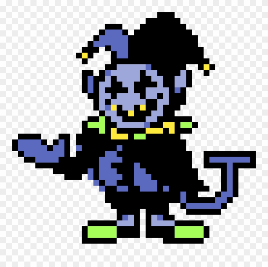 Jevil Sprite - Deltarune Jevil Pixel Art Clipart