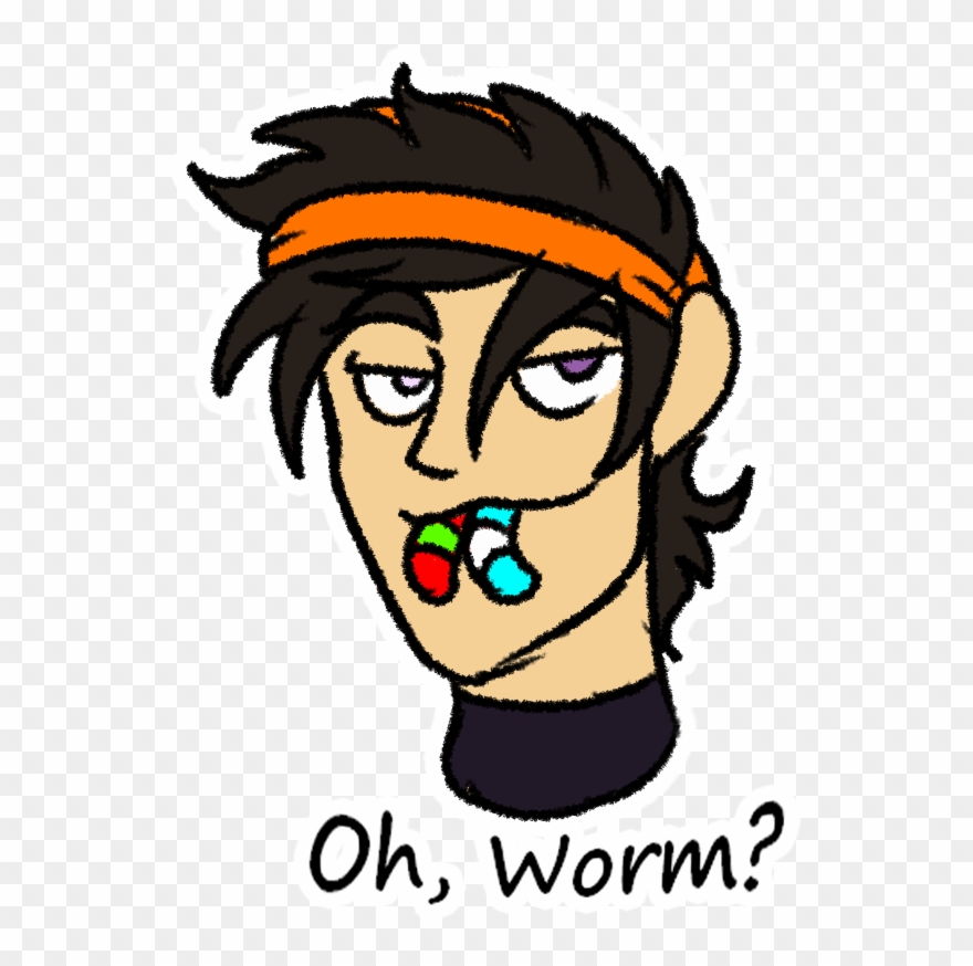 Something About Eating Gummy Worms You Hid In Your - Cartoon Clipart
