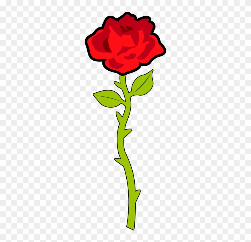 Single Rose Png Clipart - Hybrid Tea Rose Transparent Png